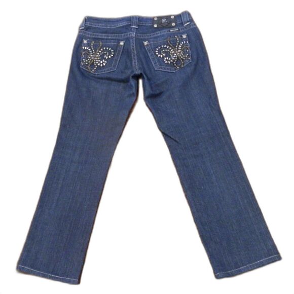 Miss Me Straight Blue Jeans JP6048T3 Pants Women's Size 29 - Picture 2 of 2